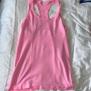 neon pink lulu tank